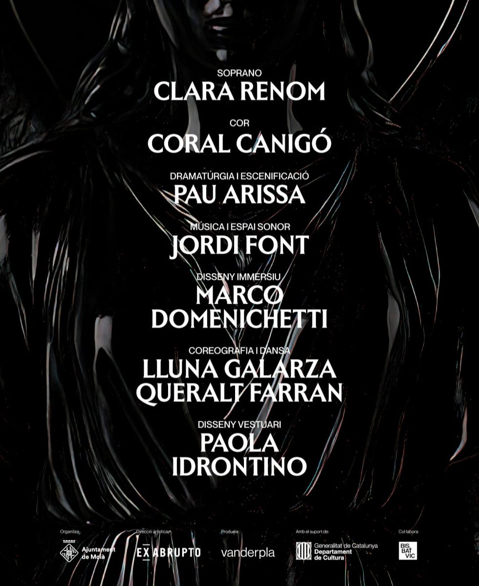 ✨ L'Últim Cant de la Sibil·la: “Lux in Tenebris”

Un espectacle immersiu que transformarà l’Església de Santa Maria de Moià en un univers de llum i patrimoni en 360º.

📅 29/12/2025 
🎟 Gratuït · Aforament limitat
Organitza @ajmoia · Produeix <a href="/vanderpla/">Vander colorado</a> · Suport <a href="/cultura_cat/">Cultura</a>