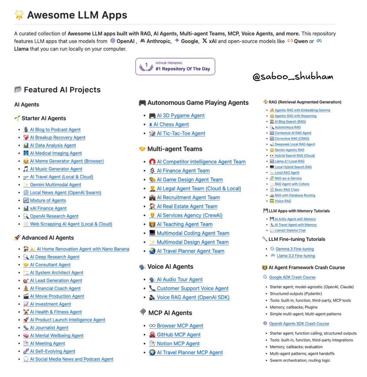 xiaoying_eth's tweet image. 最近在折腾 AI 智能体，才发现很多人不是做不了，是不知道怎么开始

我把自己踩坑后的流程整理出来了，分享给需要的人：

1）先去克隆一个靠谱的 LLM 应用仓库，里面的案例真的能学到东西；
2）装个“反重力”技术包，就能免费跑 Gemini 3；
3）然后用 Gemini 3…