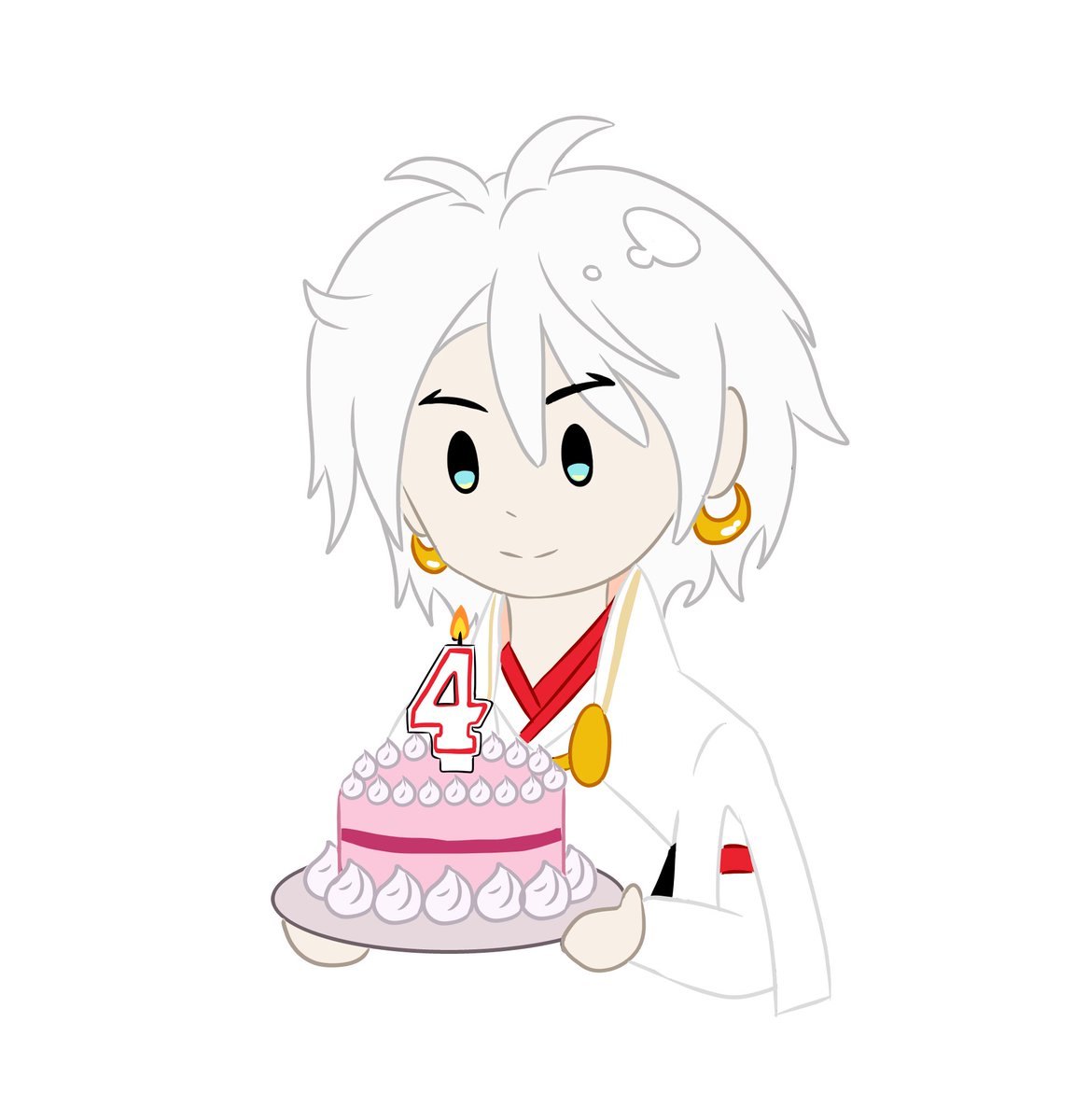 0wl_nest's tweet image. Happy 4th Anniversary to my favourite Episode 4 character, favourite e7 character, favourite character, Zahhak! 🤍
#e7art #epicseven