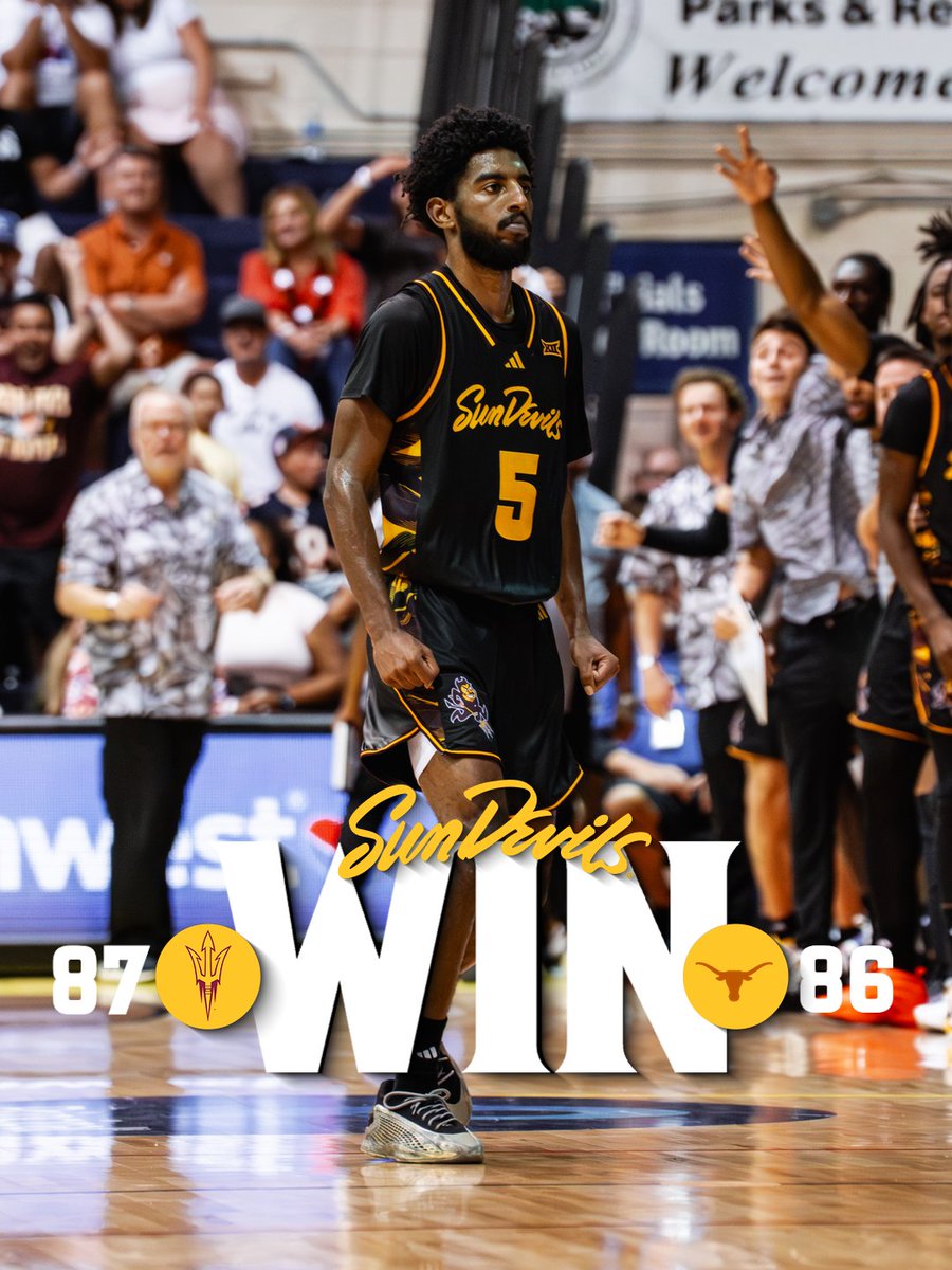 THE SUN DEVILS WIN AND ARE MOVING ON TO THE SEMIFINALS 😈