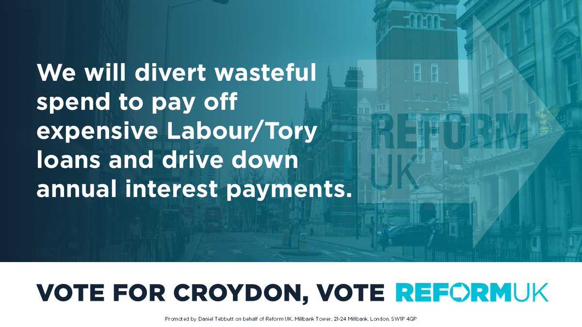 ReformUKCRYDN's tweet image. #Croydon #Reform #ReformUK