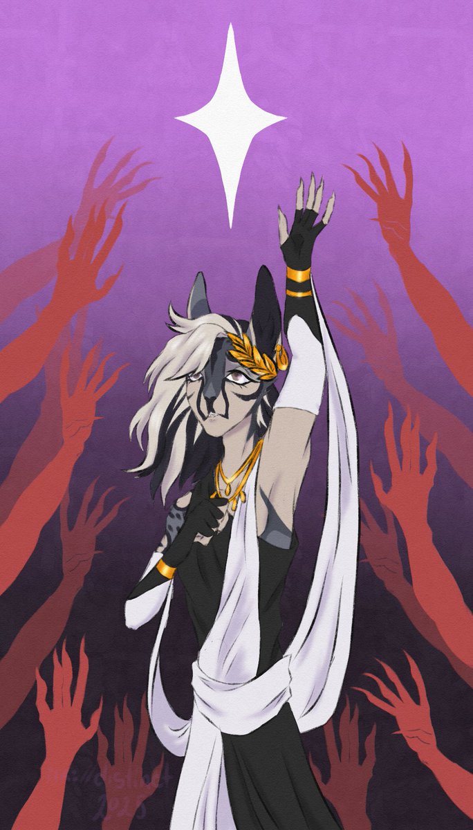 Distinct4269's tweet image. I almost killed myself while finishing these two... I hated every second working on them, but hey, at least I got a pretty character in return! 😭
#ocart #comm