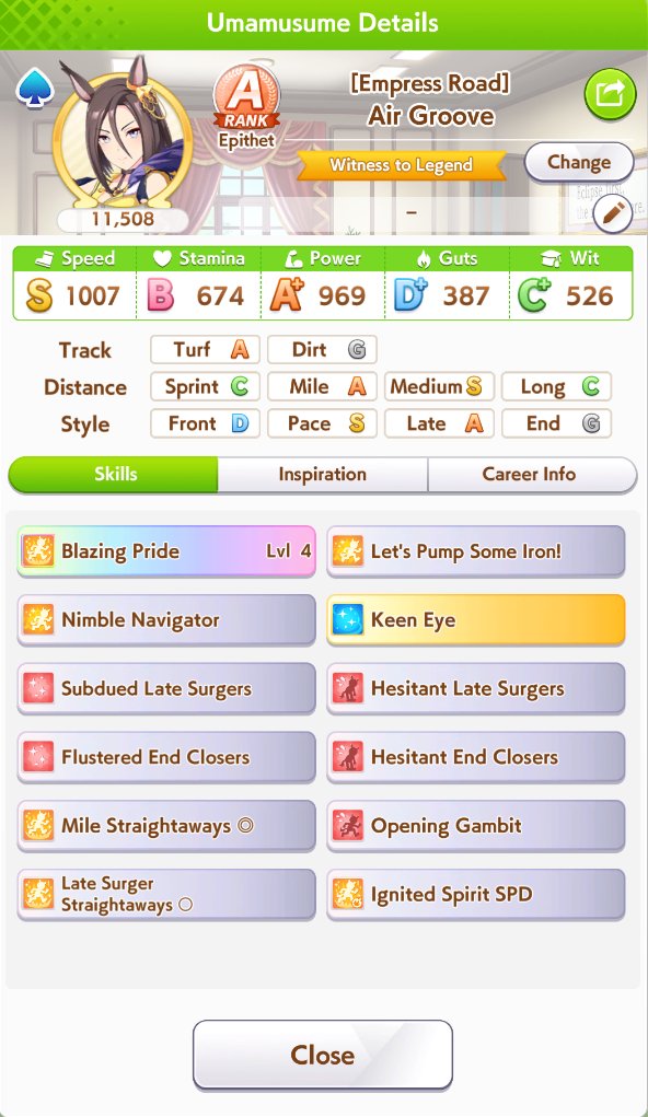 psylenep's tweet photo. Already managed to get Eishin into mile and now I got Creek in as well for Virgo~ 

Goooo team! https://t.co/NWhhp7avXD