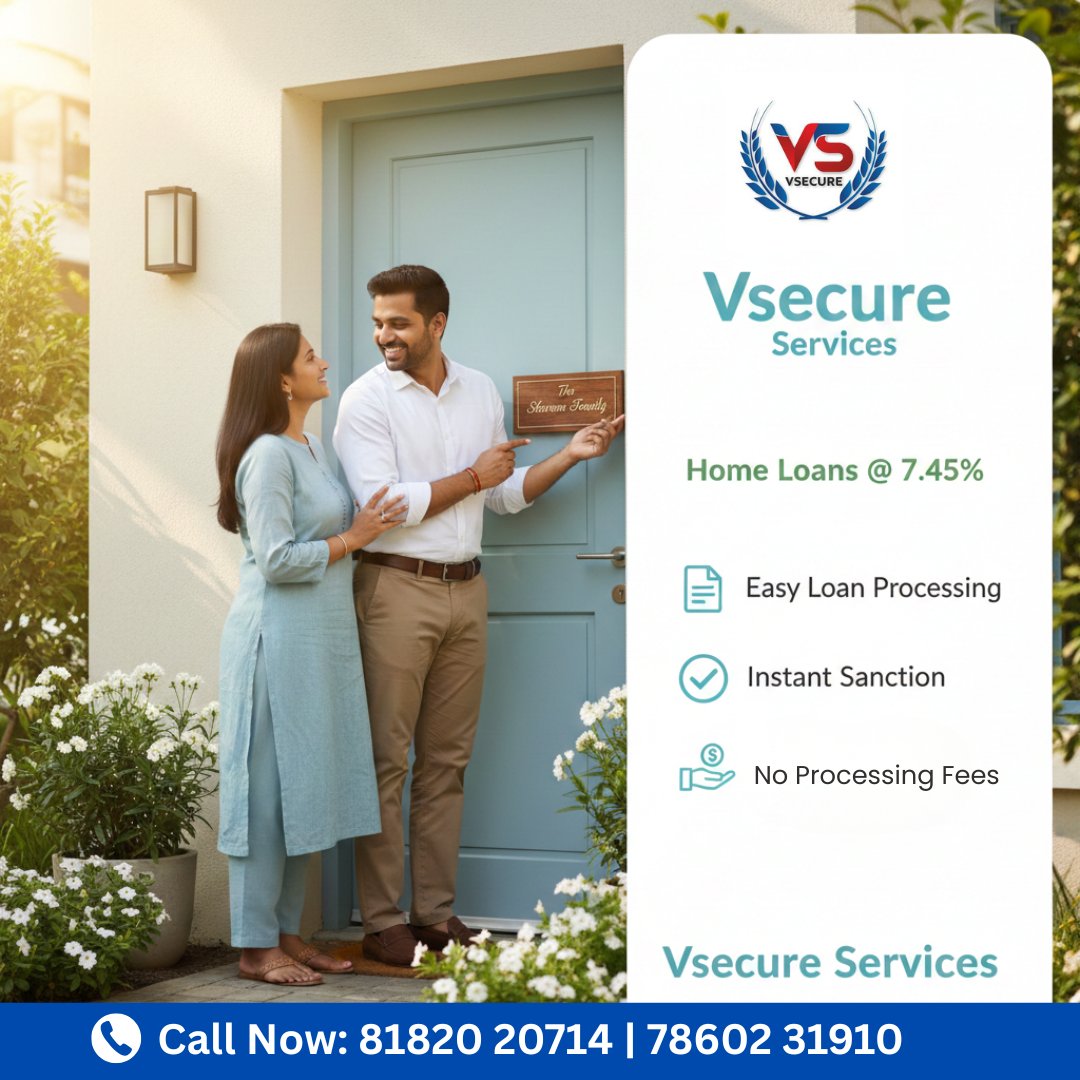 rahulsharm27959's tweet image. 🏡 अपने सपनों का घर अब हुआ और भी आसान!
Vsecure Services के साथ पाएं 7.45% पर Home Loan – तेज़, आसान और बिना किसी Processing Fee के!
✨ Easy Loan Processing
✨ Instant Sanction
✨ Zero Processing Fees

📞 Call Now: 81820 20714 | 78602 31910
#HomeLoan #DreamHome #VsecureServices