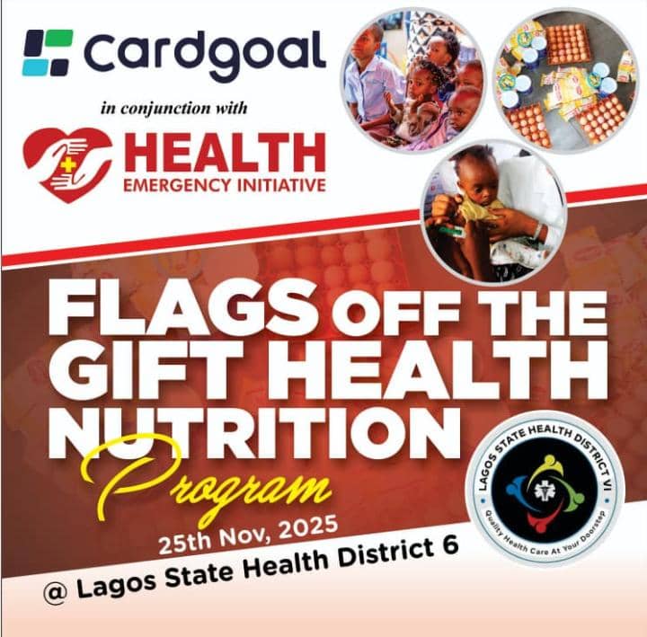 InitiativeHe's tweet image. Happening today: HEI x Cardgoal launch the GIFT Health Nutrition Program in Ikeja LGA.
120+ children and caregivers to be supported.
Stay tuned. 🌱✨

#HEI #Cardgoal #EndMalnutrition