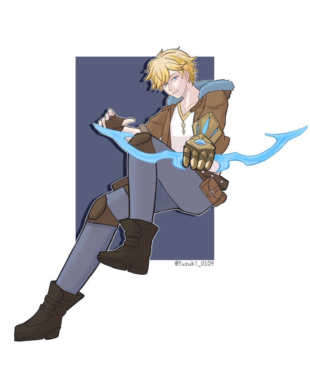 好像沒畫過伊澤的原造型
但我的上色能力好像突然死掉ㄌ
#Ezreal  #League_of_Legends 
#LeagueOfLegendsFanArt