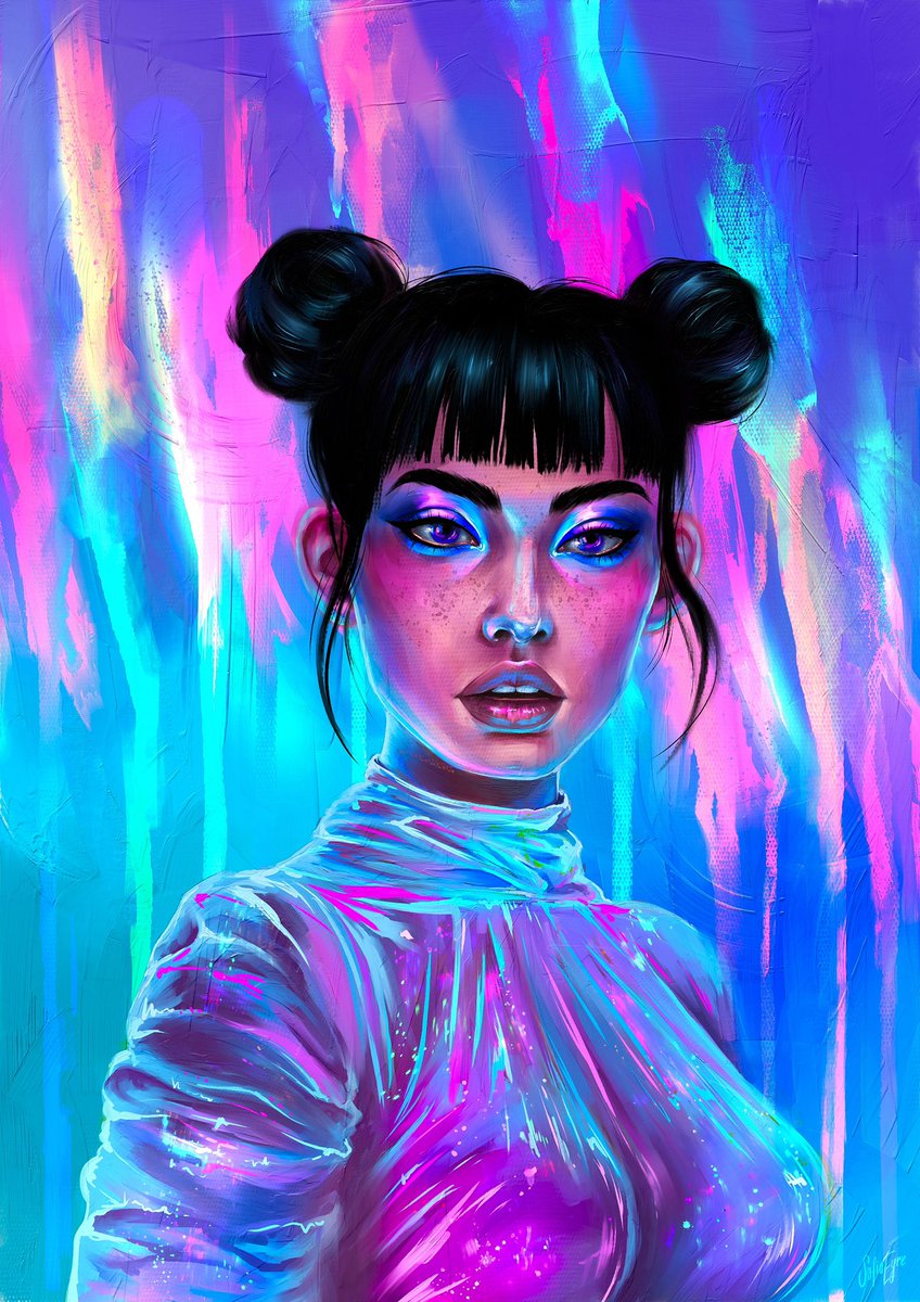 @Elypse2021 <a href="/beinwomen/">Believe In Women (Exclusive Art Gallery)</a> Neon Rain ☔️ 

objkt.com/tokens/KT1ATyB…

<a href="/YanaUfelman/">Yana Ufelman</a> <a href="/Eva_Ng3lical/">Eva_ngelical</a>