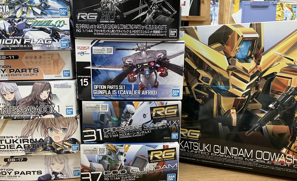 RG アカツキガンダム(オオワシ装備)&アカツキガンダム用シラヌイパック 