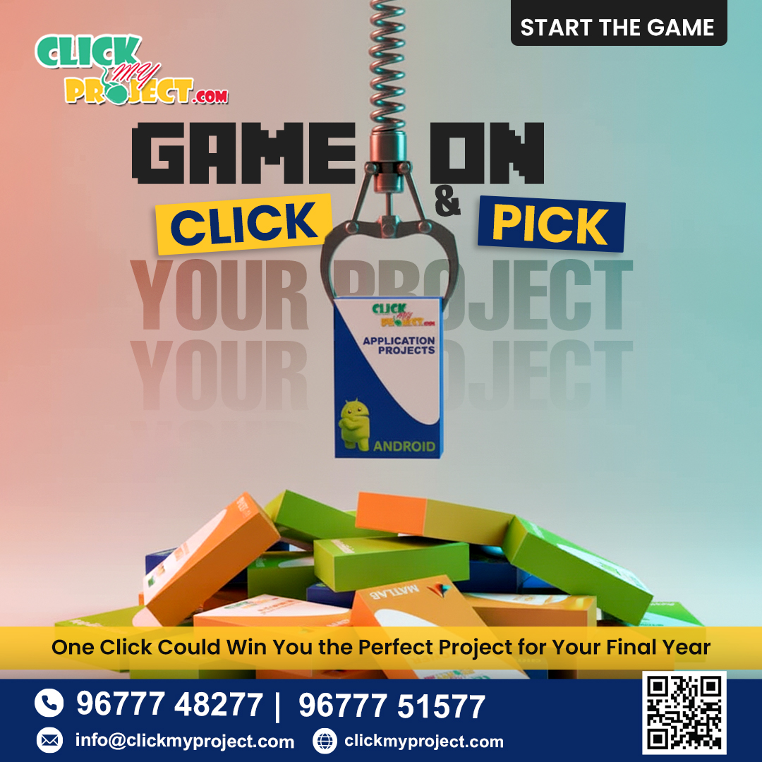 ClickMyProject's tweet image. 🎮 Click &amp;amp; Pick Your Final Year Project – Let the Game Begin!
🔗 website: clickmyproject.com
#clickmyproject #readymadeprojectmadurai #finalyearprojects #engineeringprojects #academicprojects #androidprojects #webdevelopmentprojects #iotprojects #embeddedprojects