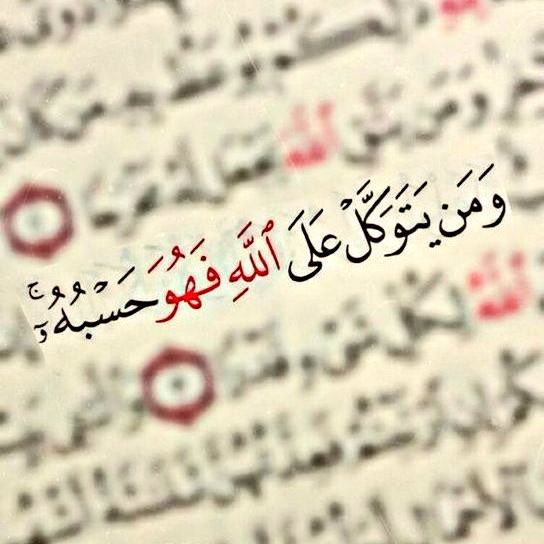 "Kim Allah'a tevekkül ederse ,Allah ona yeter.."

| Talak/3