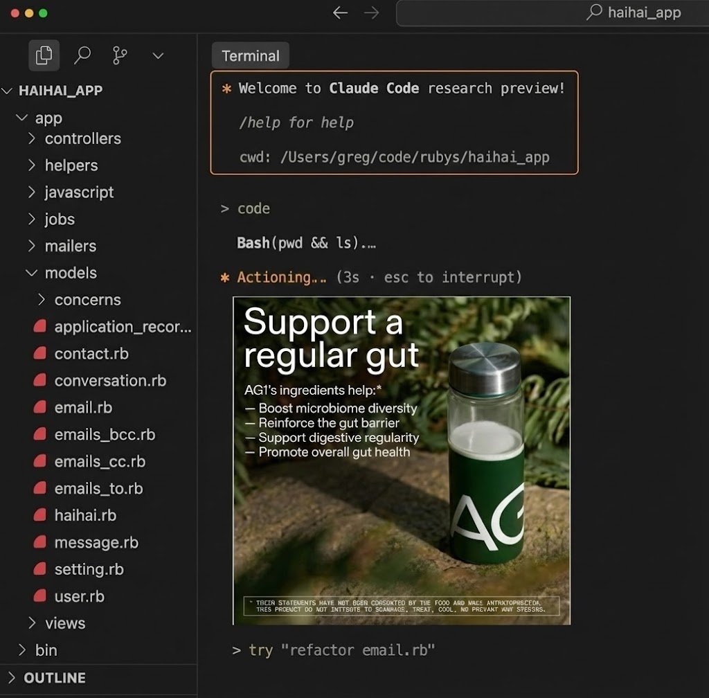 infrnce's tweet image. Ads that pay for claude tokens