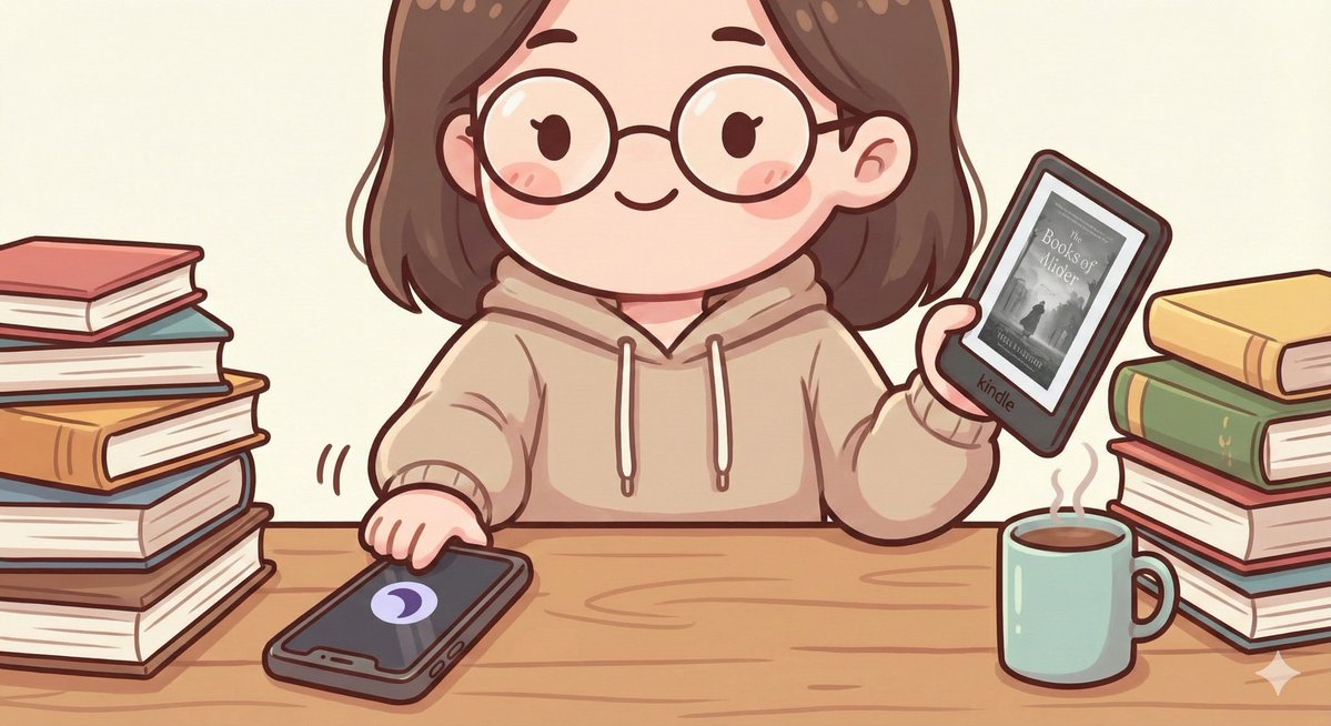 mspi's tweet image. Night night everyone. I&apos;m putting away distracting phone to dig into 📖 #GoT to switch to 📚 on my #Kindle.