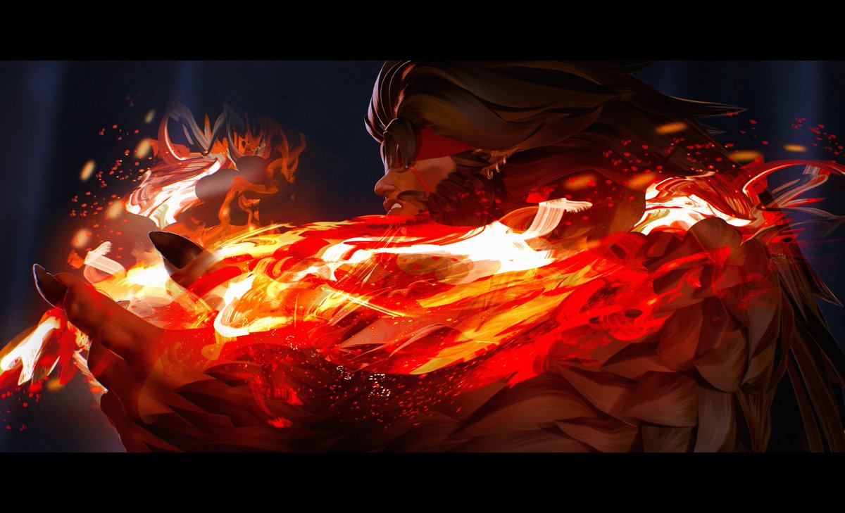 mystrel8's tweet image. Angry Flames