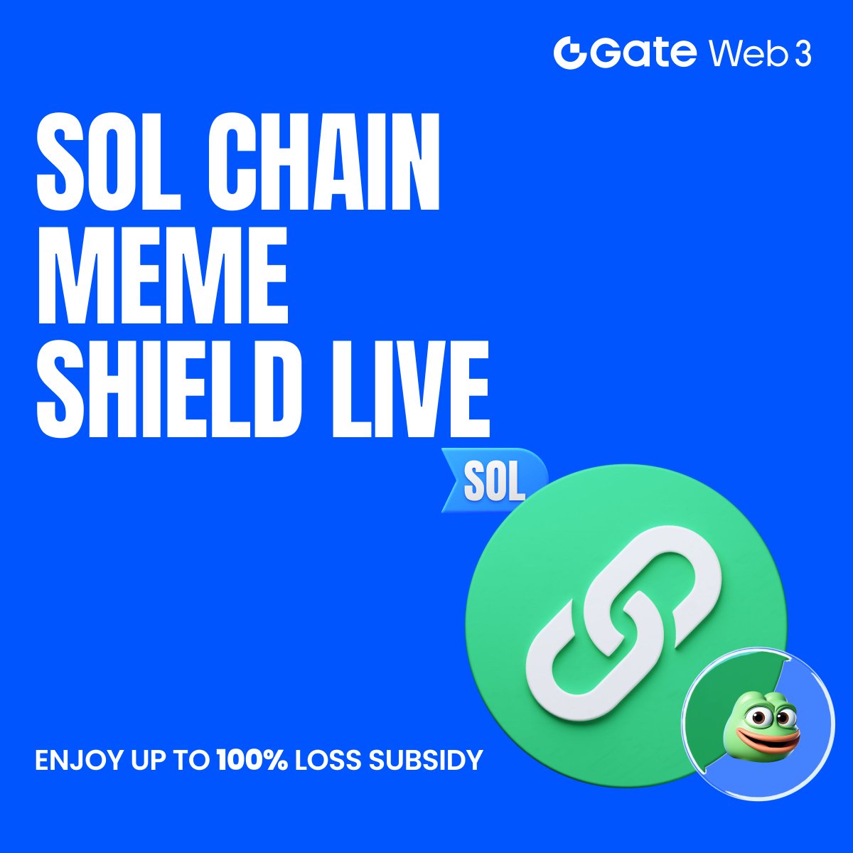 GateWeb3_HQ's tweet image. 🔥 Meme Go SOL Chain Shield Action is Live! 

Unlock Shield via Volume, Enjoy up to 100% Loss Subsidy! 
&quot;Volume for Shield&quot;—the higher your trading volume, the thicker your shield. True &quot;Risk-Free&quot; trading is here!

✅ New User &quot;Trial &amp;amp; Error&quot; Insurance: Full Gas &amp;amp; Slippage…
