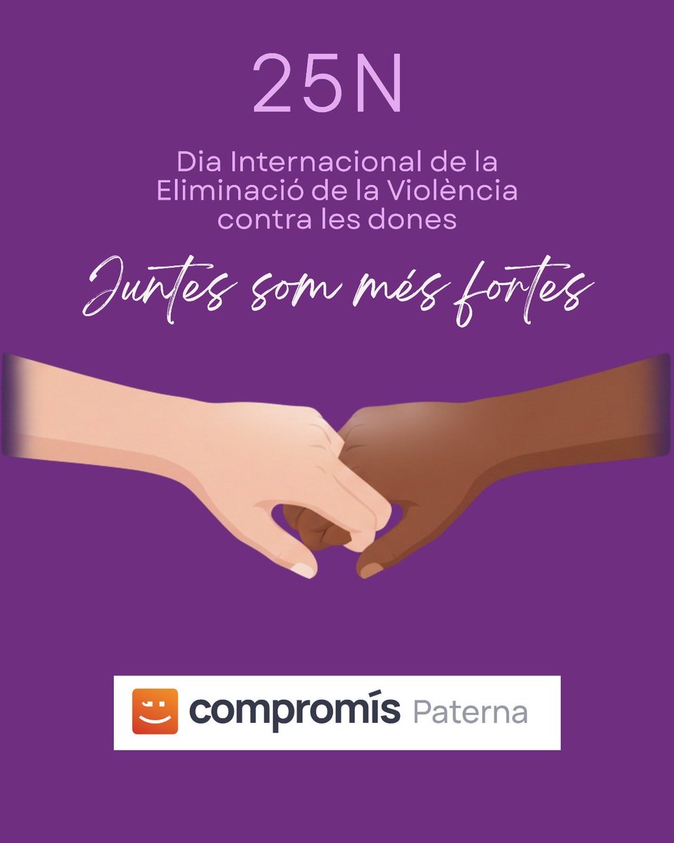 C_per_Paterna's tweet image. 🟣 Hui alcem la veu per totes les dones que han patit i pateixen violència masclista.

💜 No mirarem cap a un altre costat.
💜 No farem ni un pas enrere.
💜 Construïm, juntes i junts, una Paterna lliure de violències.

#25N #NiUnaMenys #Feminisme