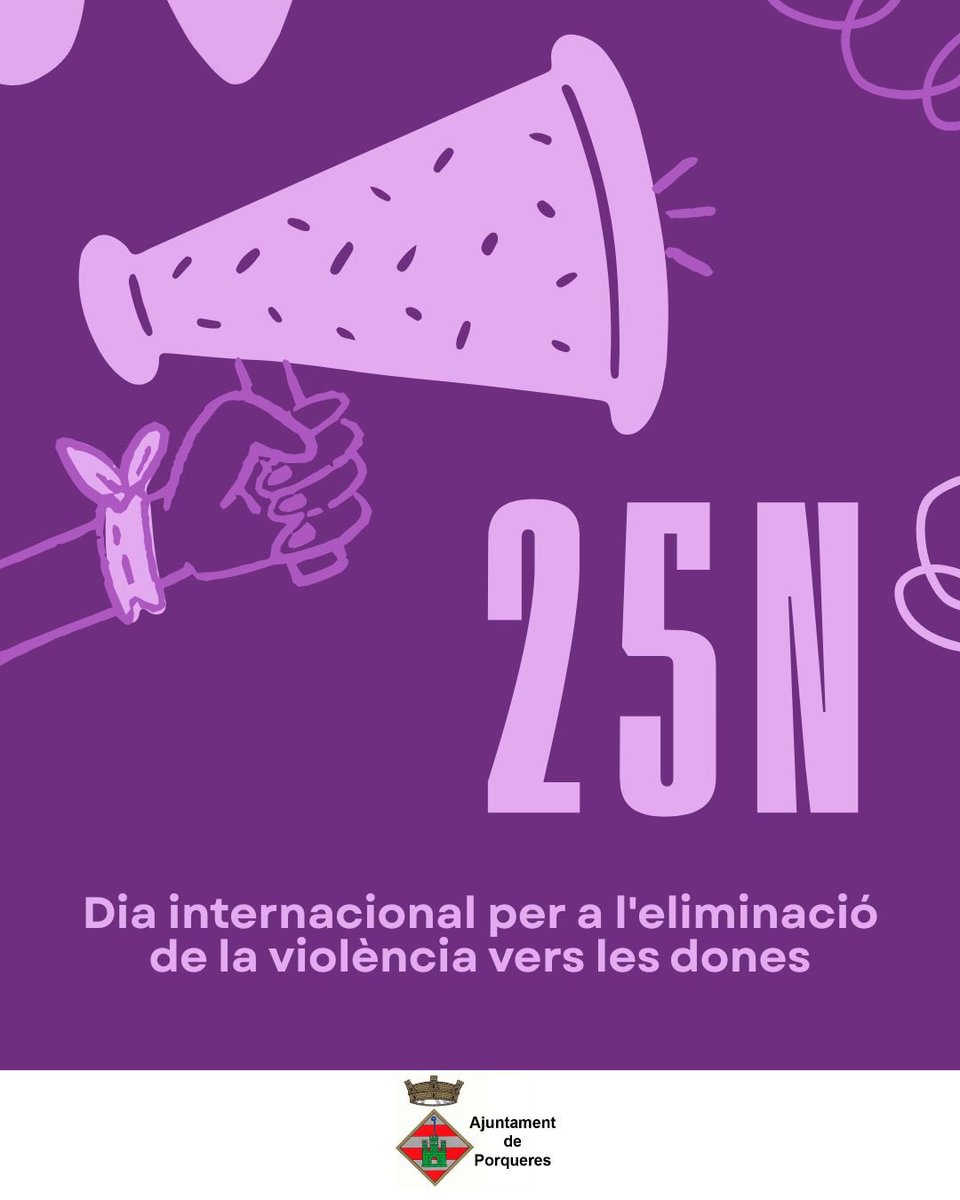 🟣 Aquest 25 de novembre fem visibles les violències que encara pateixen moltes dones i reivindiquem un futur sense por ni desigualtats.