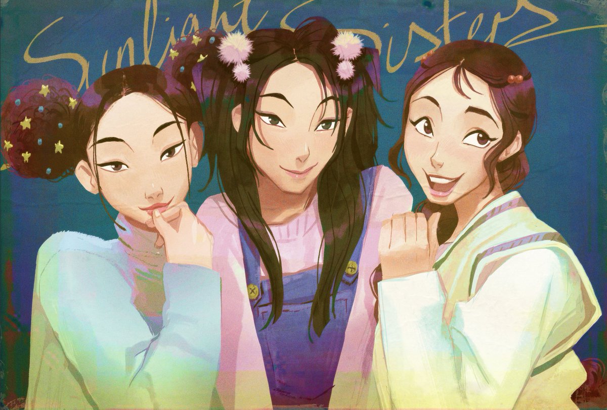 celinekim218's tweet image. Sunlight Sisters postcard found inside Celine&apos;s drawer