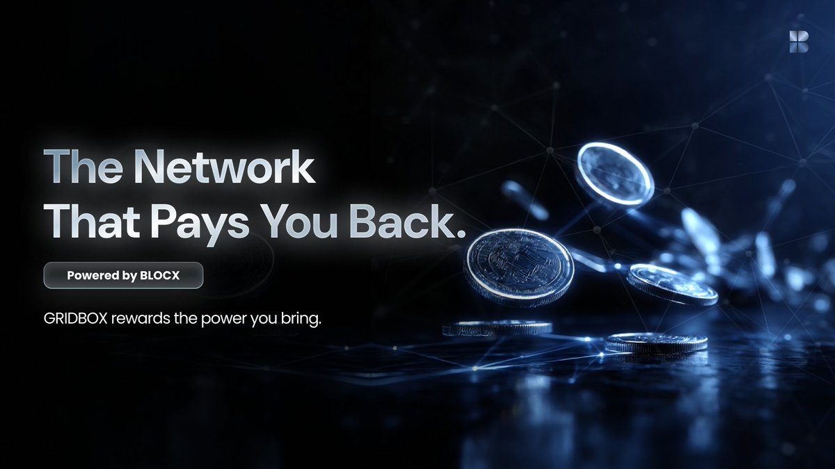 BLOCX_TECH's tweet image. Most networks charge you to connect.

GRIDBOX does the opposite, it rewards you for powering it. ⚡

Every GPU added strengthens the system.

Every renter fuels it.

It’s the internet’s give-and-earn loop.