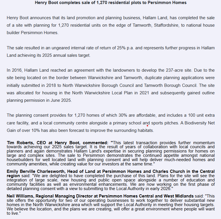 entrustTMF's tweet image. #BOOT Henry Boot Sale of 1,270 Residential Plots at Tamworth

investegate.co.uk/announcement/r…