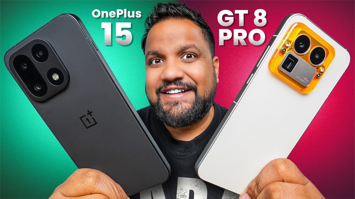 trakinenglish's tweet image. Realme GT 8 Pro or OnePlus 15 - Which Rs 70,000 Phone Should You Buy?

Watch here: youtu.be/JjjjyEV5Rv8?si…

@r3dash

#RealmeGT8Pro #OnePlus15 #comparison