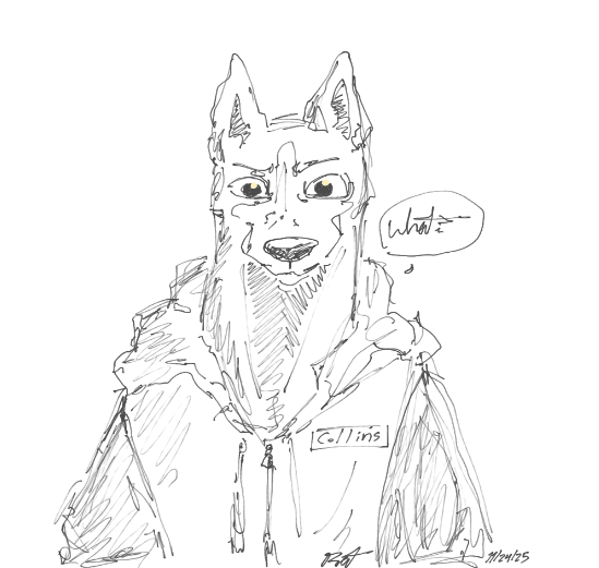 RatTheGay's tweet photo. random ass doodle :3 #furry #furryart #sketch #doodle #digitalart #dog #dogart https://t.co/7bgNhHosB9