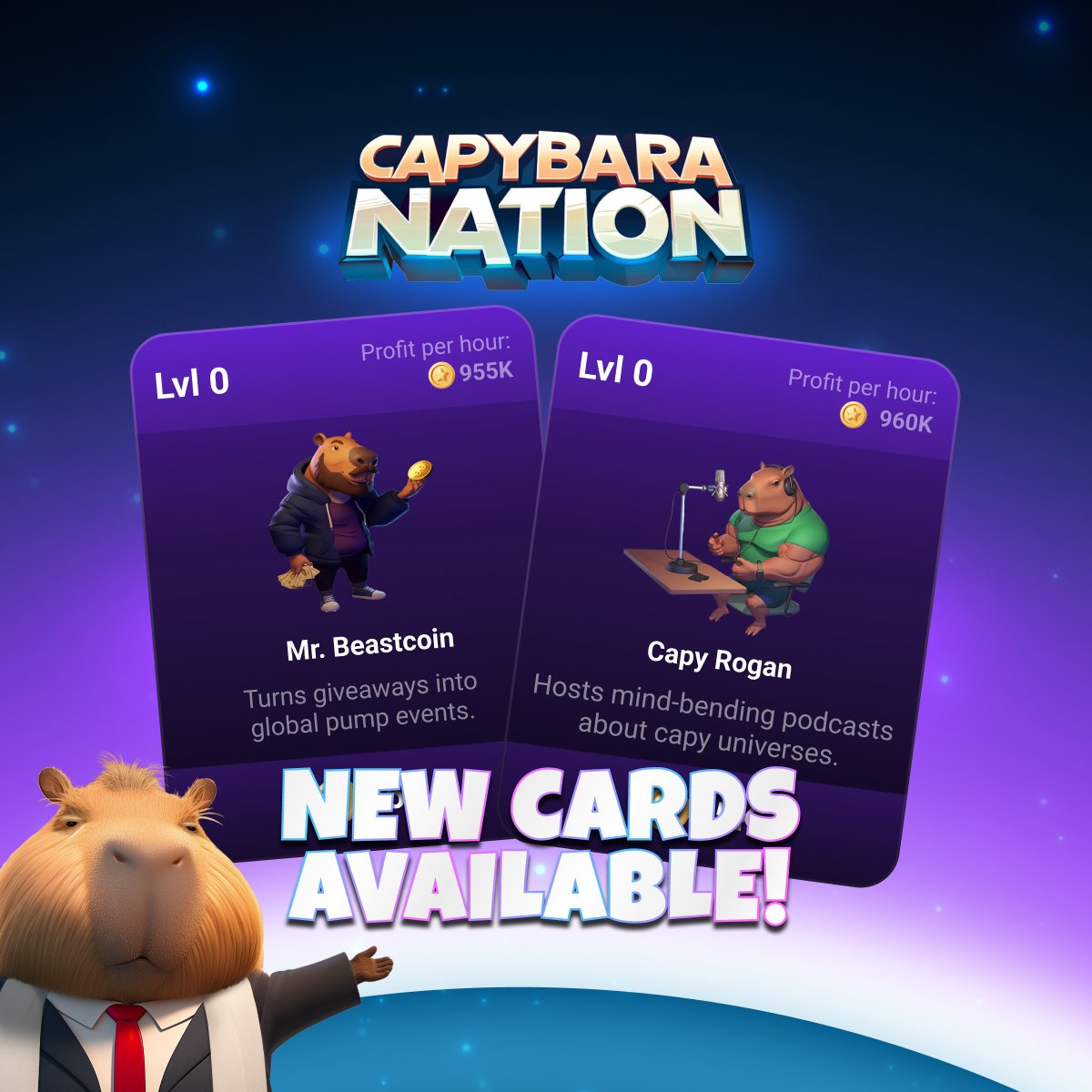 Capybara Nation - $BARA is live on Crypto.com (@capy_nation) / Posts / X