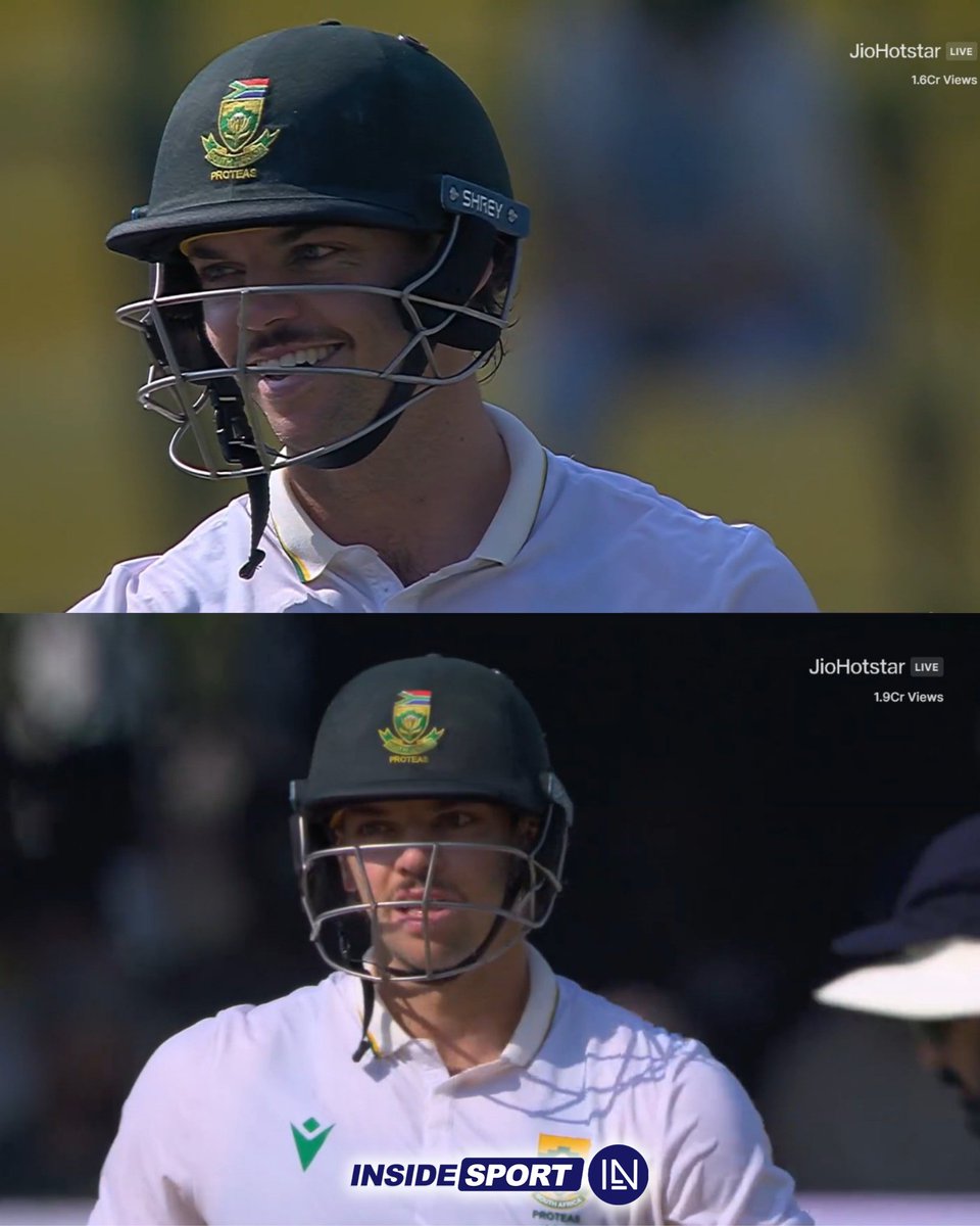 InsideSportIND's tweet image. A fine FIFTY comes up from Tristan Stubbs 

📸: JioHotstar 

#INDvsSA #Tests #Guwahati #Insidesport #CricketTwitter