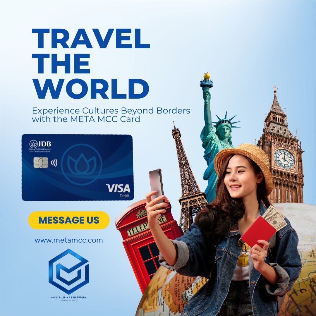 MetaCardGlobal's tweet image. Ready to make the world your playground?
Your next adventure starts with the META MCC Card for seamless payments anywhere.

🔗 Apply now: app.metacardgroup.com 
#MCCCryptoCard #MetaMCC #TravelSmart #VisaLifestyle #JDBCard #MCCCard #GlobalAccess #CryptoToCash #TapAndGo
