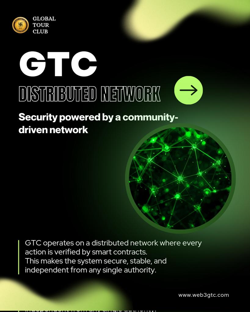 globaltourclub's tweet image. A global network verifying every action - That’s what makes GTC stable, secure, and unstoppable. 🌐⚡

#GTC #Blockchain #DistributedNetwork #Web3