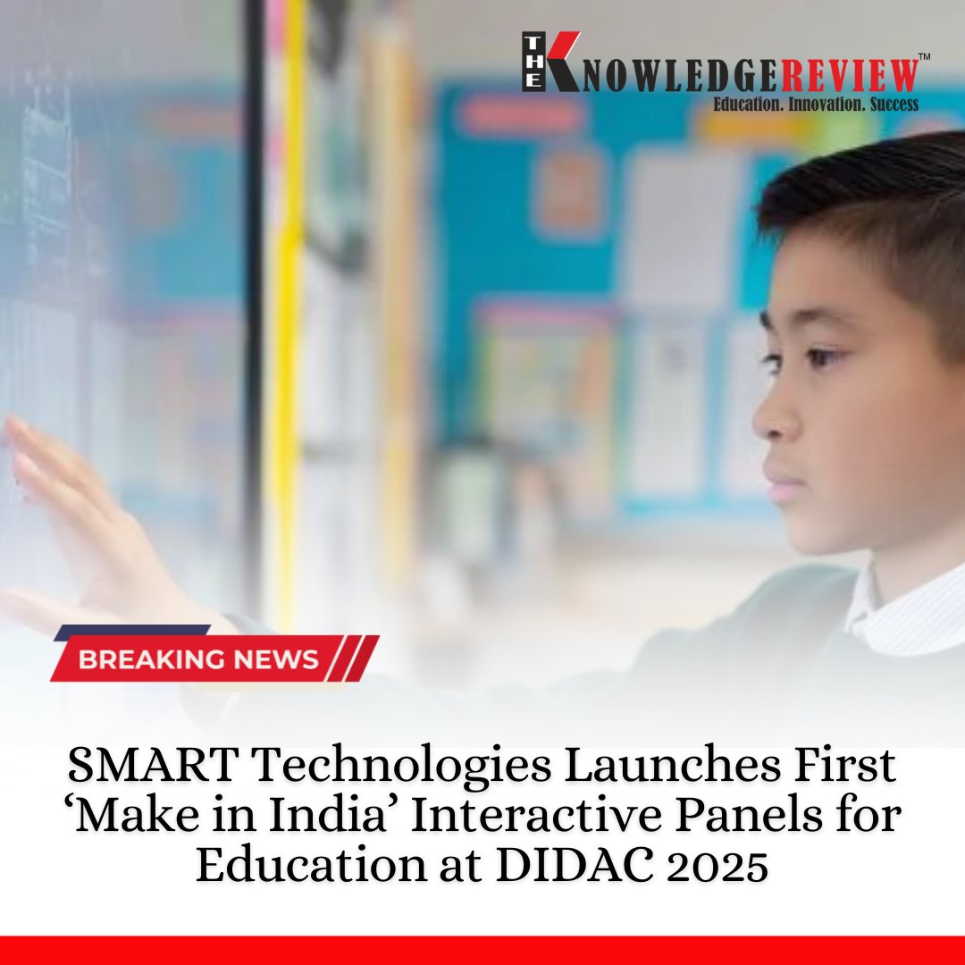 theknowledgerv's tweet image. SMART Technologies unveils its first ‘Make in India’ interactive panels at DIDAC 2025 powering the future of digital classrooms with homegrown innovation!

Read More :- tinyurl.com/5n73a3me
#SMARTTechnologies #MakeInIndia #DIDAC2025 #EdTechInnovation #DigitalClassrooms