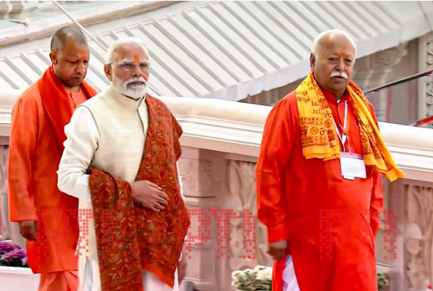 इन तीन व्यक्तियों के इर्द गिर्द भारत की सांस्कृतिक राजनीति घूम रही है।

संघ नीव है, और मोदी योगी उससे बने हुए वैचारिक विशाल व्यक्तित्व।

भारत का भगवा, दुनिया में सबसे ऊँचा लहरायेगा।