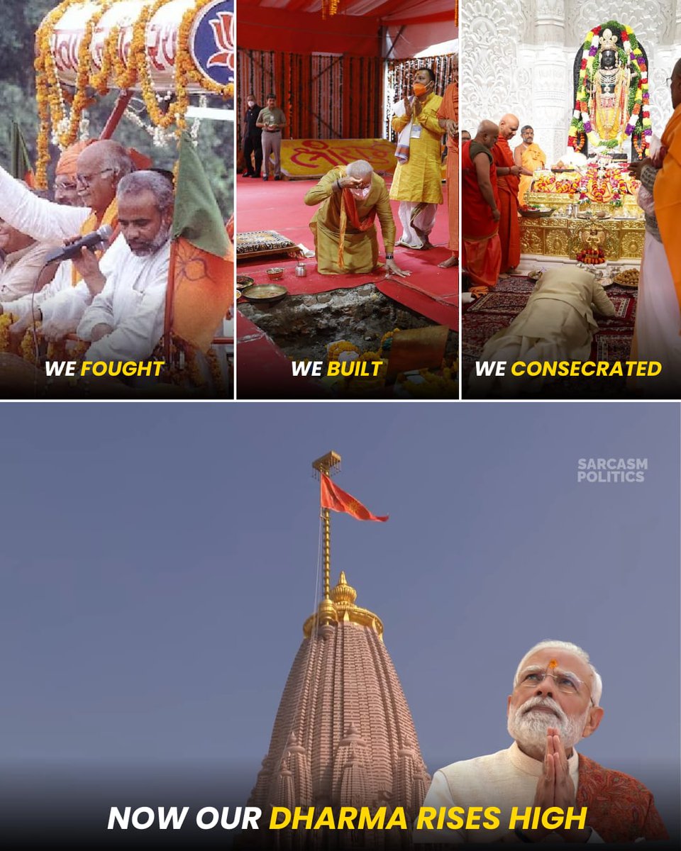 MrSinha_'s tweet image. He was there when the movement started.
He was there throughout the movement...
He is there when the movement turns into reality...

Some internet trolls with zero contribution towards Hinduism can&apos;t take away the credit...
