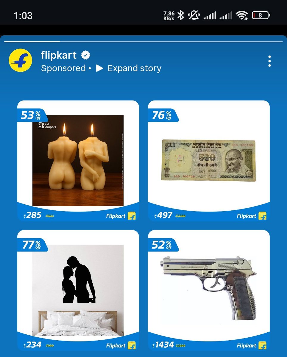SDE_Akshansh's tweet image. Wtf happened to Flipkart 🤣🤣🤣
#flipkart