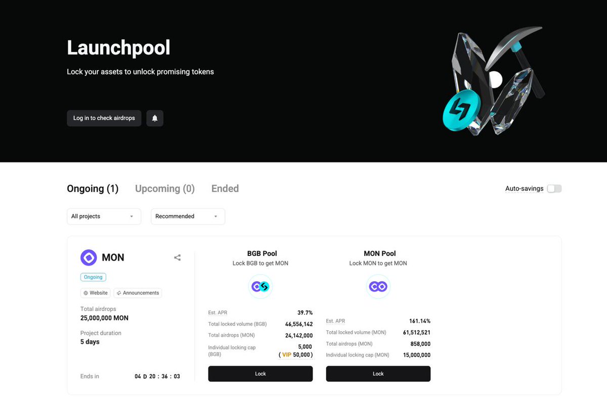 IssifouIssaka04's tweet image. $MON débarque sur le #BitgetLaunchpool 🚀

Monad arrive fort : une blockchain EVM-compatible capable d’atteindre 10 000 TPS, une finalité en moins d’une seconde, des frais ultra-bas et une décentralisation qui scale vraiment.

⏰ Lockup : 25 nov, 4 AM (UTC)
📅 Farming : 5 jours…