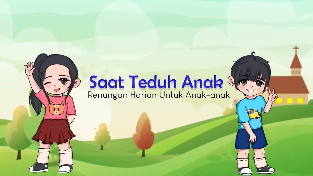 Halo Sahabat Kristus! 
Punya anak, keponakan, atau adik usia TK–SD? Sekarang ada Channel Saat Teduh Anak di YouTube (link di reply). Setiap pagi hadir dgn cerita seru, renungan singkat, &amp; pelajaran iman yg gampang dipahami dan dipraktikkan. Coba deh.

Tuhan Yesus memberkati!
