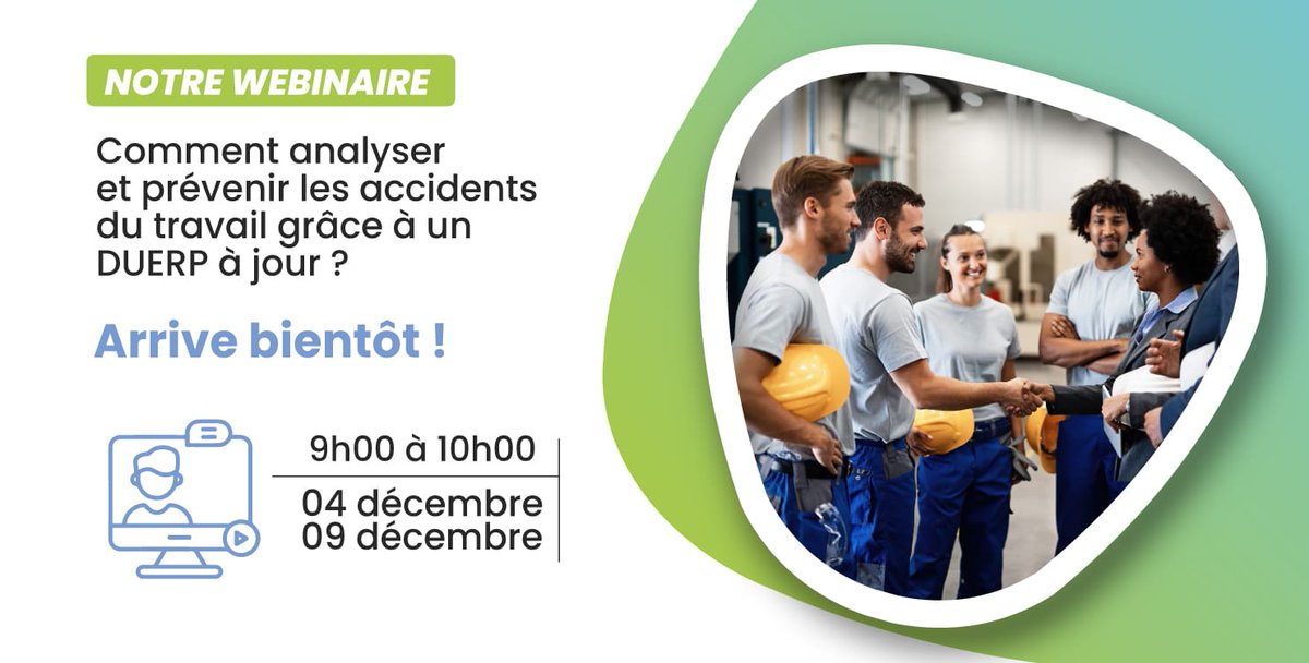 1_One_Software's tweet photo. Nous avons le plaisir de vous inviter à nos deux dernières sessions de webinaires de cette année, centrées sur une thématique cruciale pour 2026 : prévenir les accidents du travail grâce à l’optimisation de votre DUERP.

Réservez votre place 👉 https://t.co/n1BqYaglD7 https://t.co/oZ5sf3voYN