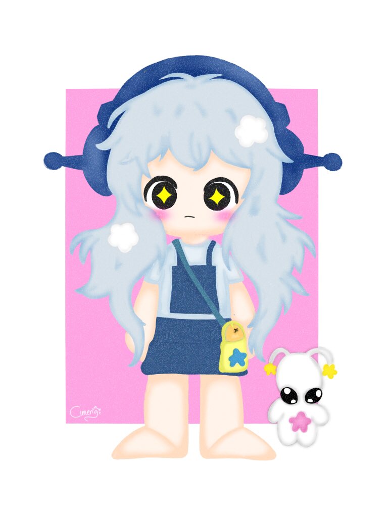 hadiah imutku sudah jadi u____u sebenernya udah dari beberapa waktu lalu, tapi aku baru sempat pamerkan gambar kakak biboy <a href="/cojgil/">ً</a> aku yang diberi nama cimeng ini (level keimutan: maksimal) ⭐️ terimakaci kakak! temen-temen yang mau commiss gambar bocil, bisa ke kak biboy aja! ;b