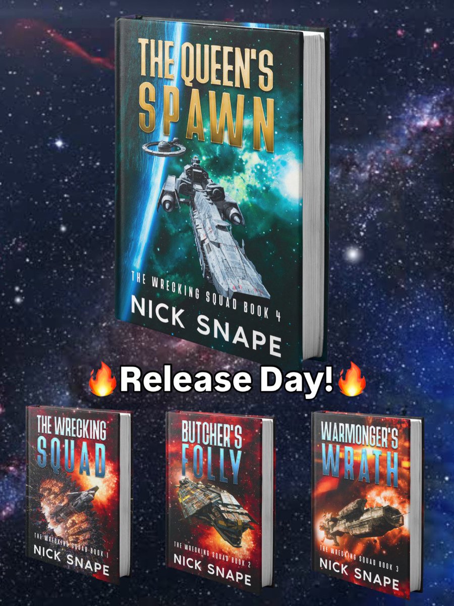 SnapeNick's tweet image. Bk4 is in the wild. I had 32 preorders which is pretty good for me. Getting to 50 by Nov 30th would be amazing, I can dream! Join Rebekah and her crew as they face-off against the Butcher AI that has taken an alien queen’s spawn seeking the secret to FLT.
