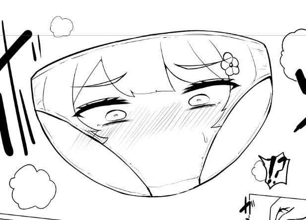 tkちゃんパンツになるシーンカキカキ…( ◠‿◠ ) 