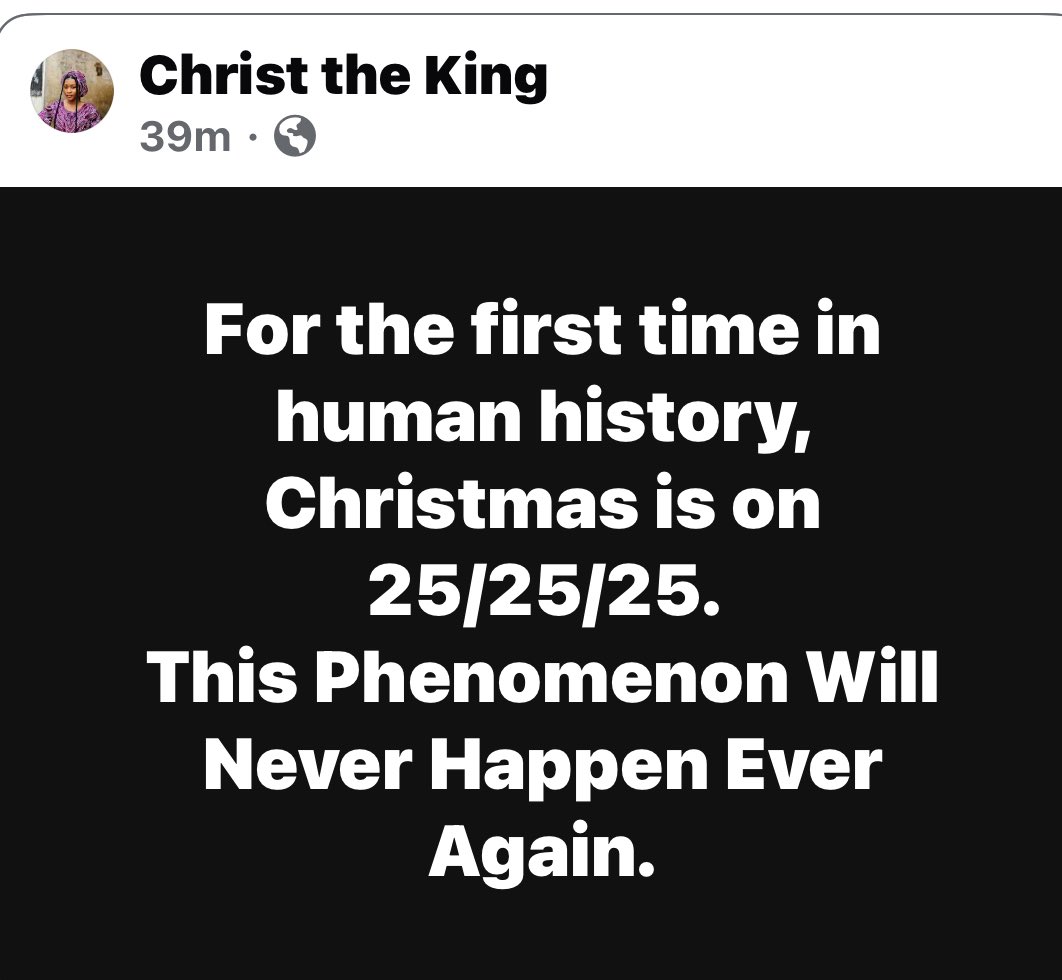 LeoneIssues's tweet image. Christmas Miracle !