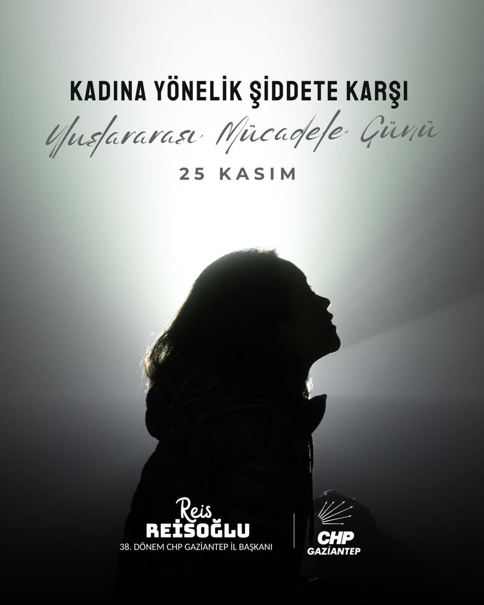 Kadına yönelik şiddet kader değildir; görmezden gelinen acı bir toplumsal gerçektir.

Bu gerçeğin karşısında susmayacak, şiddetin her türüne karşı kararlılıkla mücadele edecek; kadınların eşit, özgür ve güven içinde yaşayabildiği bir toplum için omuz omuza vereceğiz.