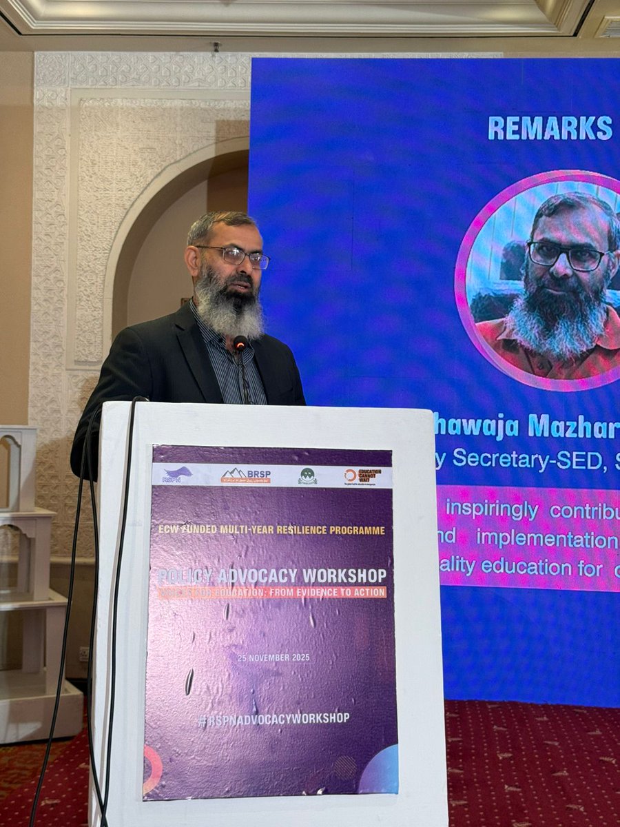 Rooh_a_Ishq's tweet image. Resilient education starts with strong partnerships. Government, donors, and communities are coming together to build sustainable solutions for Education in Emergencies.
 #RSPNAdvocacyWorkshop