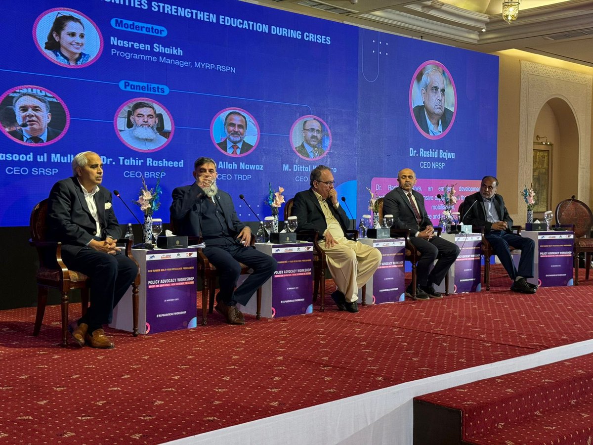 emafatima_22's tweet image. Building back better! The RSPN Advocacy Workshop discusses leveraging learning from ongoing EiE programs for a more resilient education system. 

#RSPNAdvocacyWorkshop