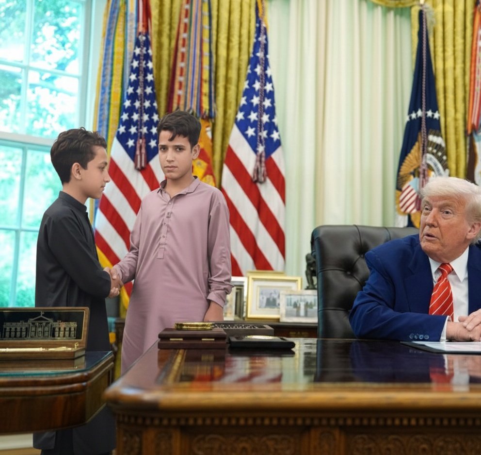 iffiViews's tweet image. Trump has done it again
A peace deal between Sami and Moiz has finally been signed.