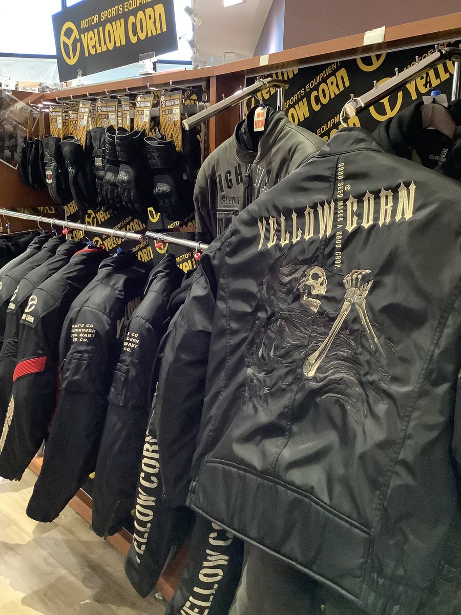 RicoKumamoto's tweet photo. 今年の冬はYELLOW CORNジャケット🧥グローブ🥊沢山入荷してますよー☺️3Lサイズまで有ります。気になってる方お早目に🤩
＃ライコランド熊本インター
#yellowcorn https://t.co/qECZtcqGPI
