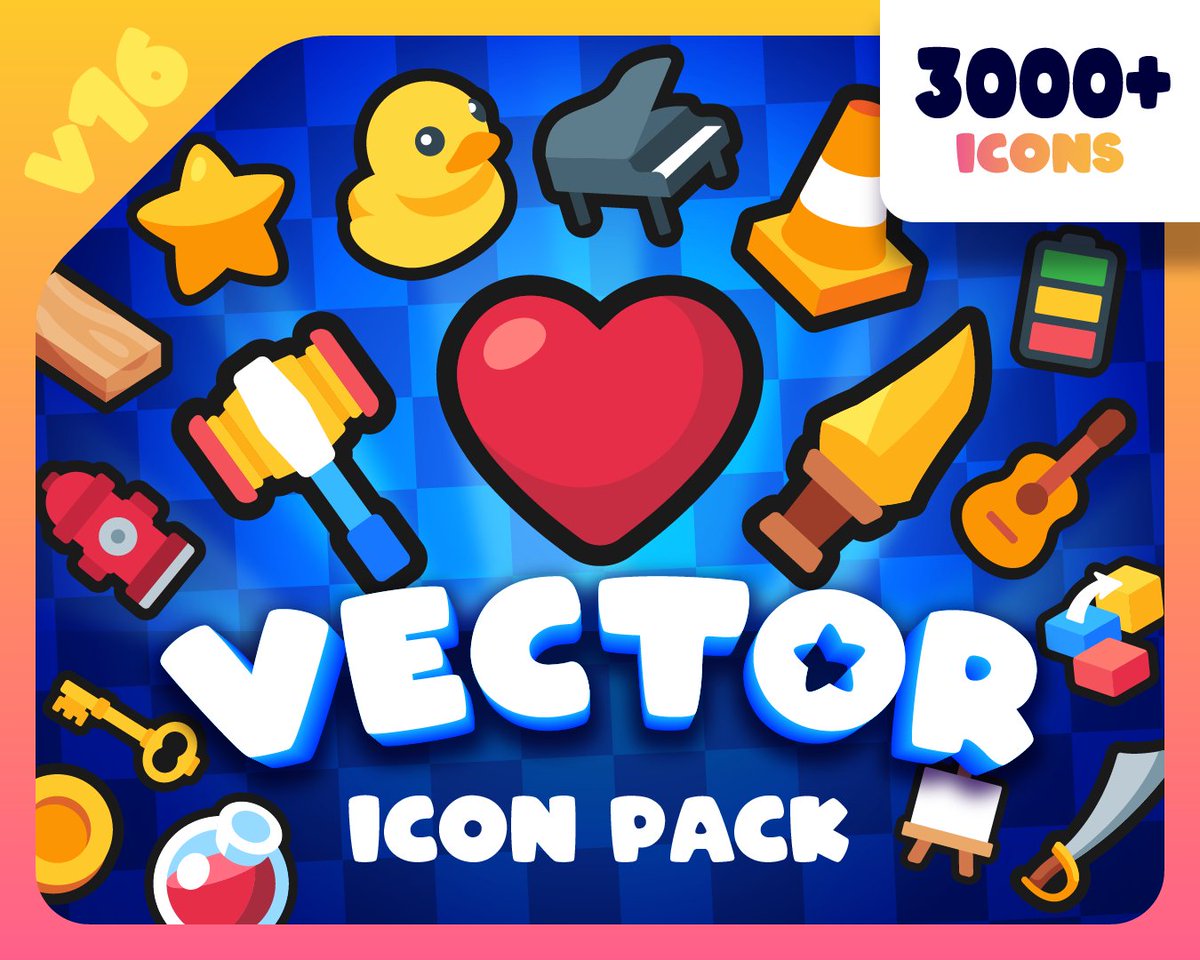 RhosGFX's tweet image. OK! all the icons from yesterday&apos;s post are now in Vector Icon Pack, in update 16 - the first micro-update. 🎉

Let&apos;s see how this goes. For my part, there&apos;s a lot of good reasons to do small updates, but if it doesn&apos;t work for you guys i&apos;ll switch back :)

#gameassets #itchio
