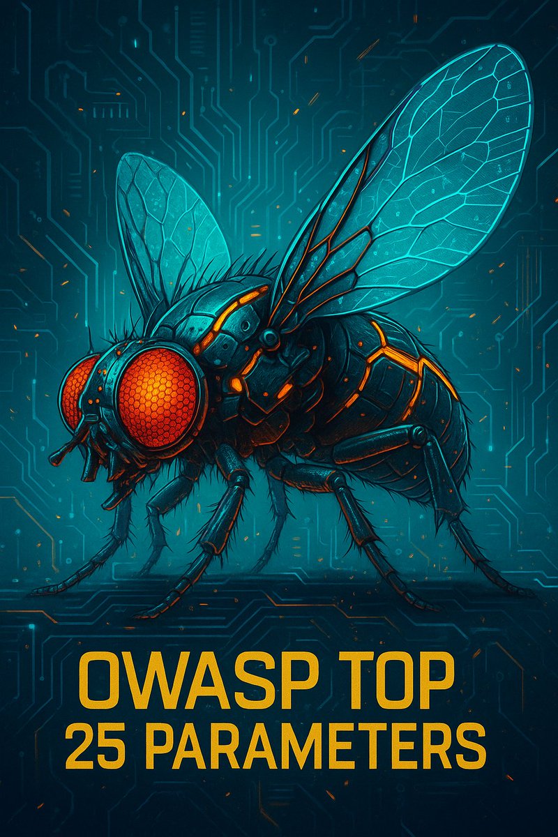 Anastasis_King's tweet image. 🪰 OWASP Top 25 Parameters

A concise overview of the most commonly targeted web parameters identified in security testing and analysis. 

🔖 #OWASP #WebSecurity #AppSec #CyberSecurity #InfoSec #SecureDevelopment