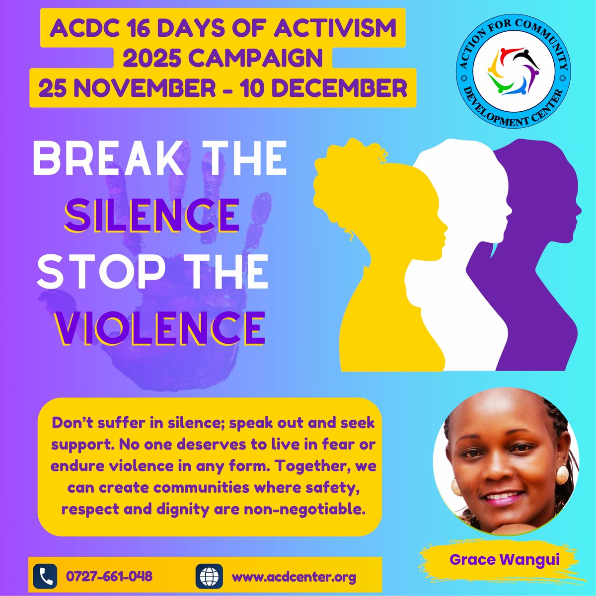 BruceKinuthia's tweet image. It’s not just a private matter; it’s a public crisis. We must all be part of the solution to eradicate GBV from our communities. Let&apos;s build a world free of fear. #EndGBVKe #ACDCVoices