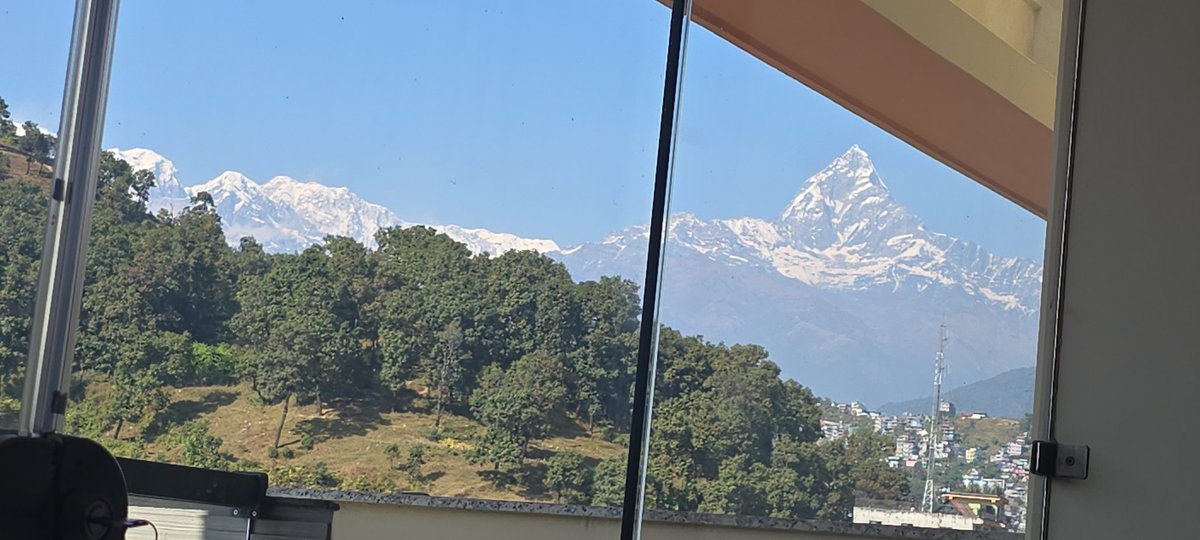 From my office table