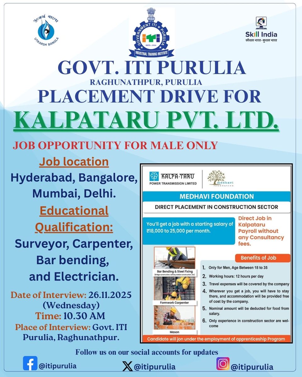 GOVT. ITI PURULIA tweet media